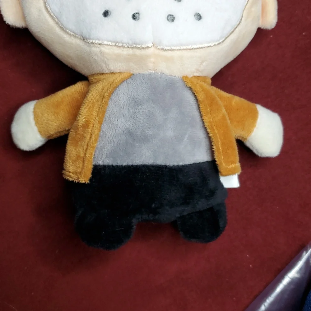 Black and Cream Dog Plush‎ Toy